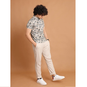 Best Quality Premium Khaki Half Sleeve for <b>Polo</b> <b>Neck</b> T-Shirt Versatile 100% Cotton Casual Wear Digital Printed Comfortable - Product Image 1