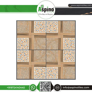 Las baldosas de cerámica digitales de 400x400mm más vendidas, acentos elegantes para interiores modernos y atemporales para escuelas, precio al por mayor - Product Image 5