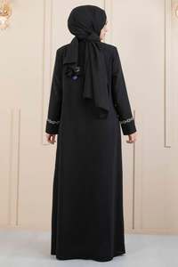 Nouvelle saison femmes été islamique Abaya robe caftan tunique viscose fabrication turque - Product Image 3