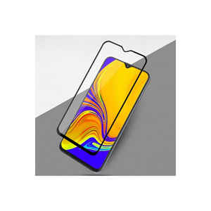 Protector de pantalla de vidrio templado 2.5D resistente a roturas para Huawei Y7 Prime 2019, película frontal antiespía de cobertura total con borde negro - Product Image 2