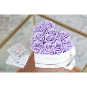 Chelsea Lilac Eternal Rose Gift Box for Living Room Decor - Product Image 4