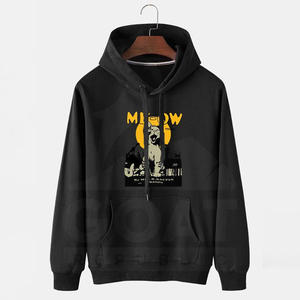 Pull-over d'hiver en coton 100% de haute qualité, épais, en polaire, lourd, surdimensionné, avec logo imprimé personnalisé, graphique, pour hommes - Product Image 3