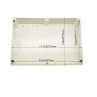 Boîtier en plastique ABS étanche, boîtier électronique, boîte de jonction, boîtier de circuit imprimé, 263* 182*95 mm