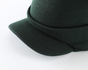 Gorro de Invierno para Hombre Bright Royal con Borde, Gorro de Punto Doble Cálido y Transpirable, Personalizable, para Exteriores, OEM - Product Image 4