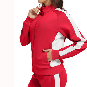 Survêtements de sport zippés vierges pour femmes, haute qualité, respirants, design unique, tissu extensible, survêtement pour femmes chez Nurak - Product Image 4