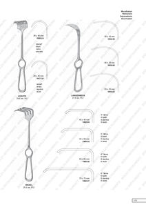 Koerte เครื่องดึงกลับสแตนเลสสตีลทู่ (26X40มม.) ด้ามจับแนวตั้งทู่ทนทานเครื่องมือผ่าตัดสำหรับศัลยกรรมกระดูก - Product Image 6