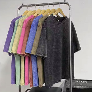 Venta al por mayor de copos de nieve lavado camisetas de alta calidad de buen estilo de algodón de Pakistán fabricante copo de nieve lavado camisetas - Product Image 6