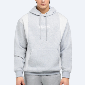 Ensemble de sweats à capuche unisexe poids lourd et surdimensionné avec impression bouffante Sweatshirts personnalisés pour hommes Brodés au crochet Technique de tissage - Product Image 4
