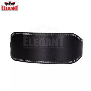 Ceinture de gymnastique de haute qualité, Logo personnalisé, soutien du dos, Fitness, musculation, ceinture d'haltérophilie en cuir par Elegant Sports - Product Image 2