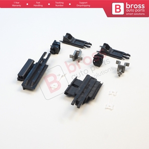 ชุดรางเลื่อนซันรูฟ BSR676 10 ชิ้น ชุดคลิปยึดซ้ายขวา สำหรับรถยนต์ซีรีส์ 5 E39 ปี 1996-2003 แบบ 4/5 ประตู และ X5 E53 ปี 2000-2006 รุ่น 811 - Product Image 6