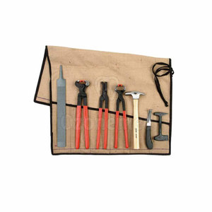 Herramientas profesionales para el cuidado de pezuñas de caballos, juego completo de herradores para mantenimiento de pezuñas de caballos y ajuste de zapatos de alta calidad y reutilizable - Product Image 1