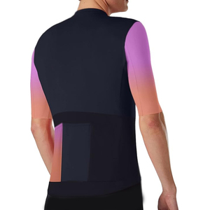 Conjunto de Maillot y Culotte de Ciclismo para Hombre de Secado Rápido, Nuevo Diseño, Transpirable, con Manga Corta, Personalizable para Equipos OEM - Product Image 6