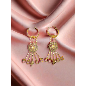 แหวนผลิตตามสั่งพร้อมชุบทอง22K เครื่องประดับสำหรับเจ้าสาวแบบดั้งเดิม - Product Image 1