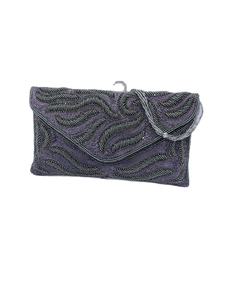 Designer Handcrafted Elegant Ethnic Satin <b>Bridal</b> Evening Clutch <b>for</b> Women <b>Wedding</b> <b>Day</b> Style with Stone Pattern - Product Image 4