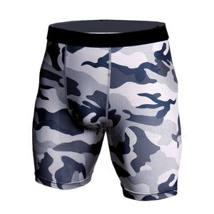 Short athlétique 2-en-1 décontracté pour hommes, avec compression, séchage rapide, évacuation de l'humidité, meilleur design, technique de broderie d'entraînement de gymnastique solide - Product Image 3