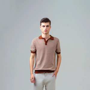 Suéter Premium Casual de Punto Acanalado 100% Algodón, Manga Corta de Verano para Camisa para Hombre, Fabricado por Huzaifa Products - Product Image 1