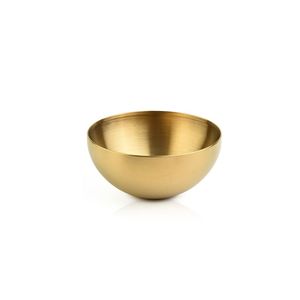 Tazón para Servir de Acero Inoxidable Hecho a Mano, Apto para Alimentos, Acabado Pulido Suave, Apto para Lavavajillas, Vajilla para Uso Doméstico y en Restaurantes - Product Image 6