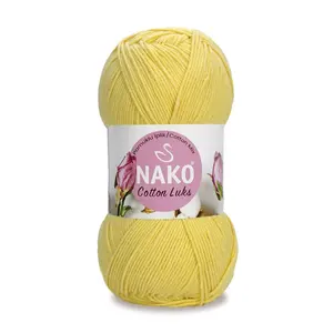 Nako Cotton Lux 97554-Fil mélangé jaune Produit - Product Image 1