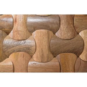 Nouvelle collection Clio, table basse moderne et antique, luxe, bois naturel brun tabac, bois massif pour salon, chambre à coucher - Product Image 4
