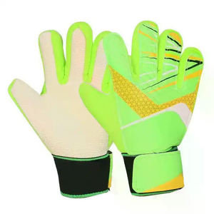 Vente en gros Gants de gardien de but professionnels confortables en cuir de haute qualité Gants de gardien de but de football imprimés personnalisés Doigt respirant - Product Image 1