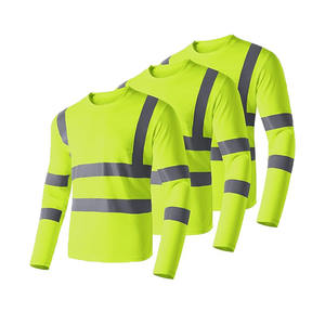 Ropa de Trabajo Reflectante de Manga Larga con Logotipo Personalizado, Secado Rápido, para Tráfico y Carreteras, Ropa de Trabajo Industrial y de Construcción por HI2026 - Product Image 3