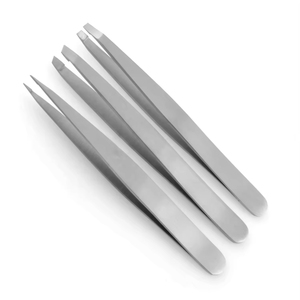 Pinzas para cejas de acero inoxidable superventas Nuevo diseño Pinzas para cejas MOQ bajas de larga duración más vendidas - Product Image 1