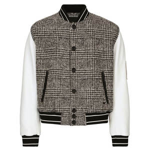 Chaquetas Universitarias de Lana con Mangas de Cuero Hechas a Medida al por Mayor, Chaquetas Varsity Escolares para Hombre - Product Image 1