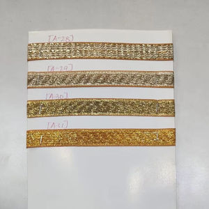 Rouleaux de bordure en satin riche pour les exportateurs de vêtements de créateurs de mode disponibles en vrac avec des options de conception personnalisées - Product Image 1