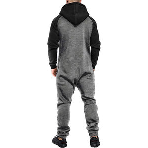 Conjunto de chándal para correr para hombre, traje con cremallera de tela transpirable y joggers elásticos, ideal para hacer ejercicio - Product Image 2