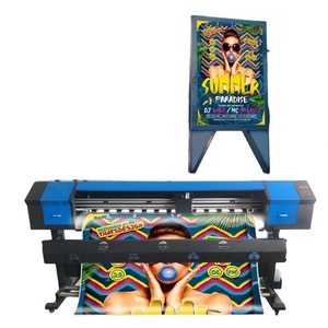 Impresora de inyección de tinta eco-solvente XBH XBH-1901 de 1.6m 1.8m para impresión de vinilos y pancartas flexibles, 4800 DPI, impresora automática de gran formato - Product Image 1