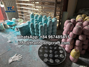 Caja de laca a cuadros azul y blanca hecha a mano de alta calidad, almacenamiento elegante para decoración del hogar y la Oficina, hecha en Vietnam - Product Image 3