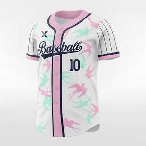 High Quality <b>Baseball</b> Jersey Polyester Breathable Men's Wholesale Supplier - Product Image 4