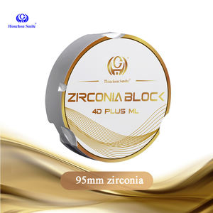 Blocco in Zirconia Dentale Multistrato 4D Plus da 95mm Disco in Zirconio CAD/CAM per Odontoiatria Grezzo in Ceramica Dentale - Product Image 1