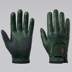 Guantes de golf para hombre, de cuero de primera calidad, transpirables, suaves, cómodos, con agarre antideslizante, perfectos para practicar entrenamiento - Product Image 1