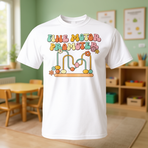 T-shirt de thérapie ocupatoire pour favoriser la motricité fine, design rétro et original - Product Image 3