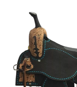 Juego de tachuelas de cuero genuino de primera calidad, monturas de carreras occidentales e inglesas para montar a caballo - Product Image 4