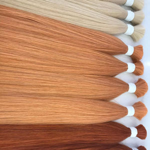 Prix usine vrais cheveux en vrac humains couleur Orange 100% extensions de cheveux humains vietnamiens de haute qualité - Product Image 1