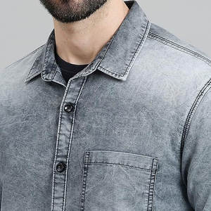 Hot Selling <b>Men</b> <b>Jeans</b> <b>Shirts</b> Lightweight <b>Men</b> <b>Jeans</b> <b>Shirts</b> High Quality Design <b>Men</b> <b>Jeans</b> <b>Shirts</b> - Product Image 6