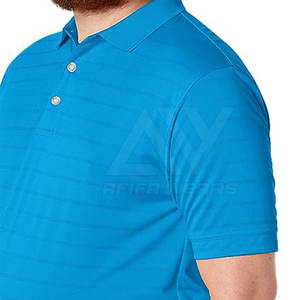 2024 Golf deportivo para hombres para camisas personalizado de alta calidad de algodón transpirable 160g tela de manga corta ajuste Regular al por mayor - Product Image 6