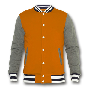 2026 Wholesale Custom Made 100% Cotton Winter Varsity <b>Jacket</b> with Front Logo High Quality Fabric Quick Dry for <b>Men</b> - Product Image 4
