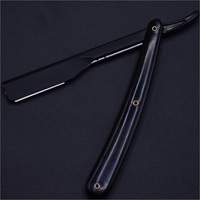 Ciseaux de barbier en acier inoxydable avec manche en plastique de haute qualité pour la coupe des poils du visage, de la gorge et des aisselles HABI INDUSTRIES