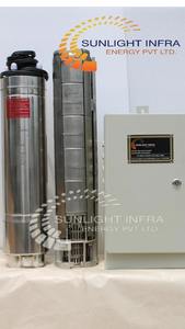 Proveedor Indio de Bomba Sumergible Solar de CC de 2 HP de Alta Presión (Metal) para Sistemas de Suministro de Agua de Riego Agrícola Disponible - Product Image 3