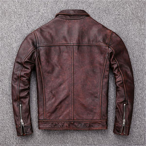 Veste en cuir pour hommes Top Design 100% manches complètes de haute qualité pour un prix raisonnable Conception personnalisée disponible - Product Image 4