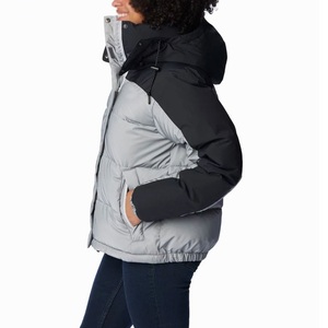 Professional Manufacturer'<b>s</b> <b>Women's</b> <b>Waterproof</b> Cozy <b>Puffer</b> <b>Jacket</b> Breathable Solid Color Dyed Zipper Closure Plus Size Winter - Product Image 3
