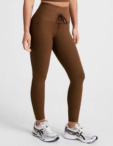 2025 personnalisé femmes cordon taille séchage rapide confort doux élastique Fitness Legging - Product Image 2