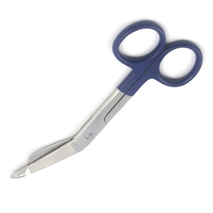 Poignée de couleur bleue ciseaux chirurgicaux lame incurvée opération ciseaux de pansement ciseaux de coupe de point en acier inoxydable - Product Image 3
