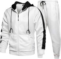 Ensemble de survêtement personnalisé en molleton 100 % coton, uni, à capuche, pour homme et femme, avec logo, pantalon de jogging et sweat à capuche