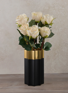 Best Selling Gold Two Color Metal Long <b>Vase</b> for Home <b>Decor</b> - Product Image 5