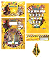 Machine à flipper Type D 5678 Fabrica De Pinball 8 Bolas