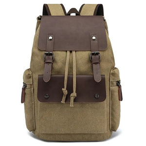 Sac à dos d'étudiant, sac à dos d'école, sac à dos pour ordinateur portable, imprimé vintage personnalisé, confortable pour les voyages en plein air, fabrication de sacs à cordon de serrage tendance, vente en gros - Product Image 3